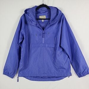 Cabelas Women's Hooded Windbreaker Rain Jacket Lilac Purple Size M